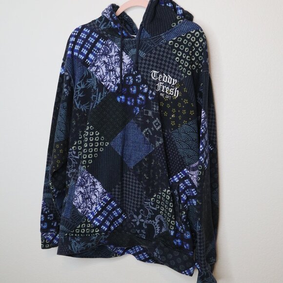 Teddy Fresh Patchwork Hoodie - Picture 1 of 4